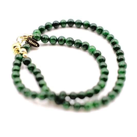 Fortune's Foliage-Green Phantom Quartz Necklaces