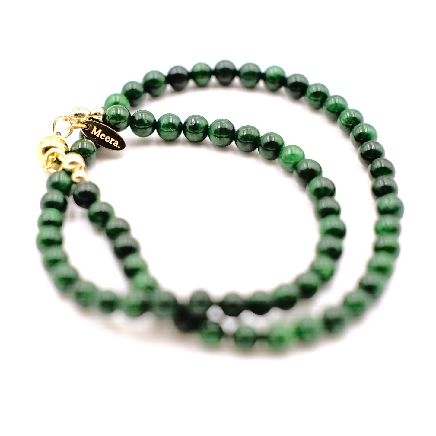Fortune's Foliage-Green Phantom Quartz Necklaces