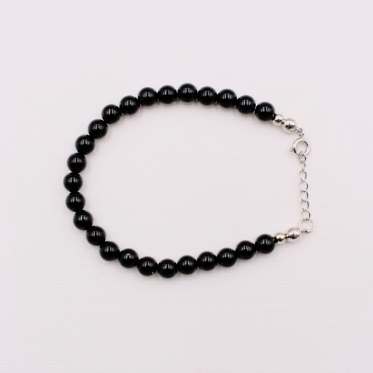 Black Obsidian Crystal Bracelet