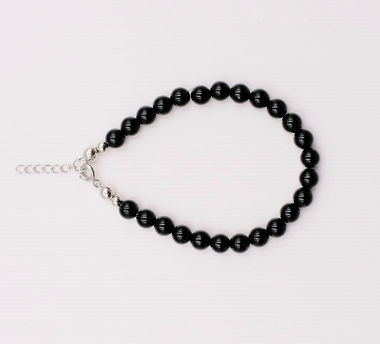 Black Obsidian Crystal Bracelet