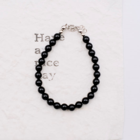 Black Obsidian Crystal Bracelet